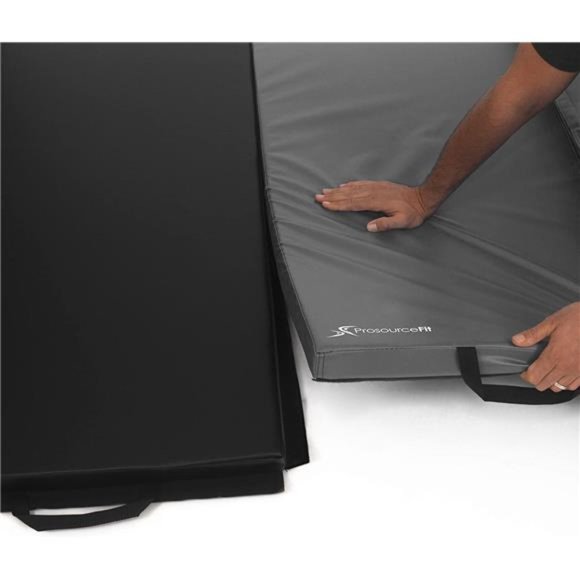 Tri-Fold Folding Thick Exercise Mat 6’x4’ with Carrying Handles - Picture 5 of 7